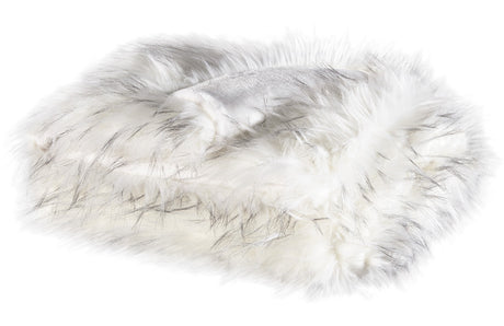 LEEM White 50" X 60" Throw