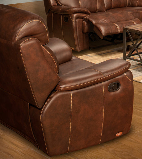 Legend Brown Top Grain Leather Recliner