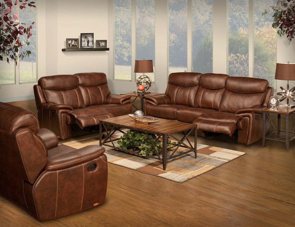 Legend Brown Top Grain Leather Recliner