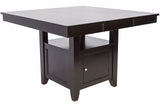 Lenox Black Brown 6 Piece Counter Height Set