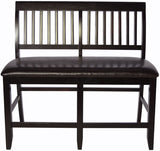 Lenox Black Brown Bench