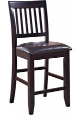 Lenox Black Brown 6 Piece Counter Height Set
