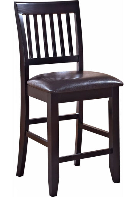 Lenox Black Brown 6 Piece Counter Height Set