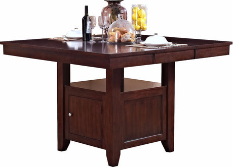 Lenox Brown 6 Piece Counter Height Set