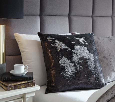Letizia Black & Silver Pillow