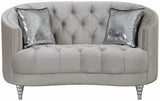 LEVINE Silver Sofa & Loveseat