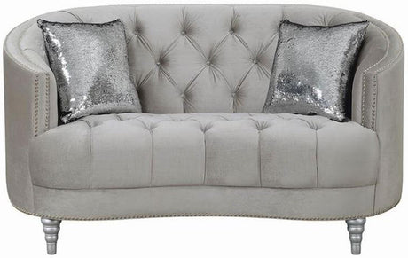 LEVINE Silver Sofa & Loveseat