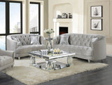 LEVINE Silver Sofa & Loveseat
