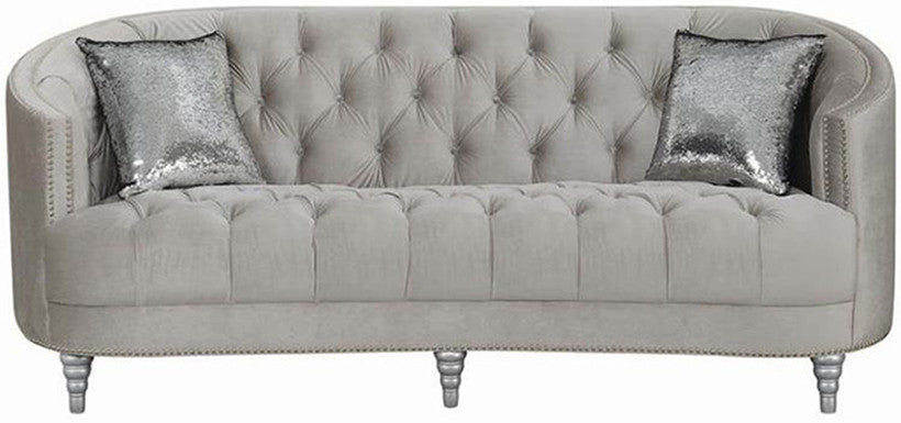 LEVINE Silver Sofa & Loveseat
