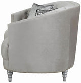 LEVINE Silver Sofa & Loveseat