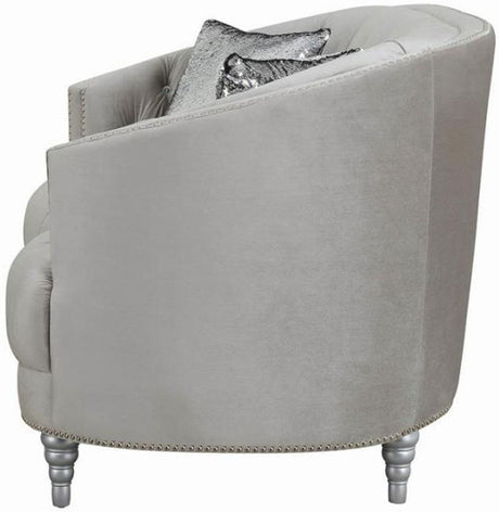 LEVINE Silver Sofa & Loveseat