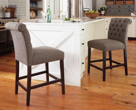 LIANA Gray Counter Chair