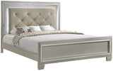 GIORGIA Champagne Lighted YOUTH Platform Bedroom Set with Trundle