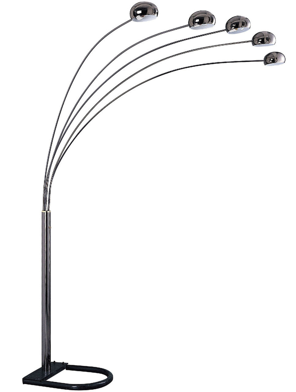 Litta Black Chrome Floor Lamp