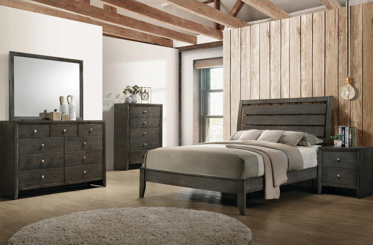 LIVINGTON Gray Bedroom Set