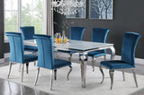 LONDON White 61" Wide Dining Table