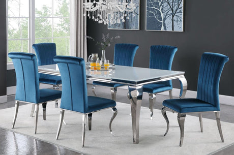 LONDON White 61" Wide Dining Table