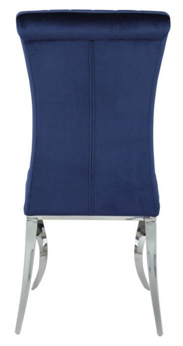 DARLA Dark Blue 19" Wide Dining Chair