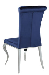 DARLA Dark Blue 19" Wide Dining Chair