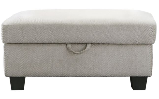 LOUKAS Storage Ottoman