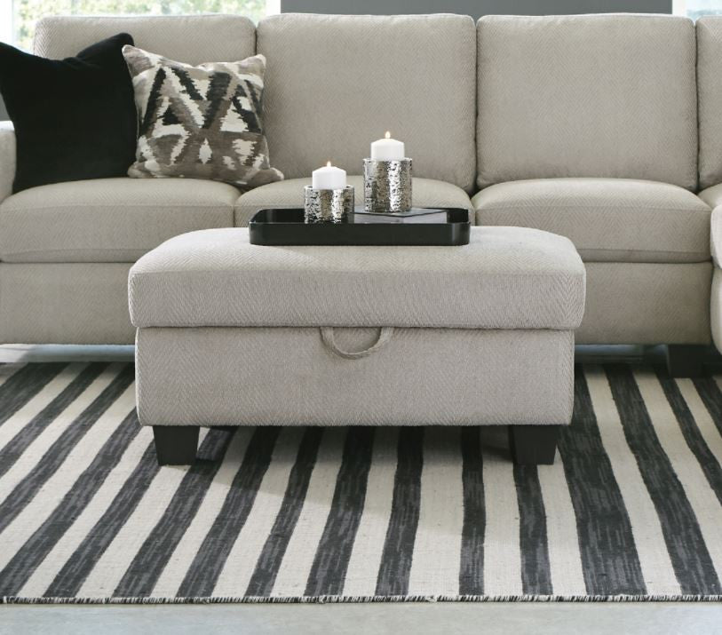 LOUKAS Storage Ottoman