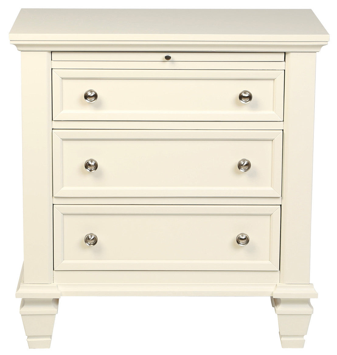Lozano White Night Stand