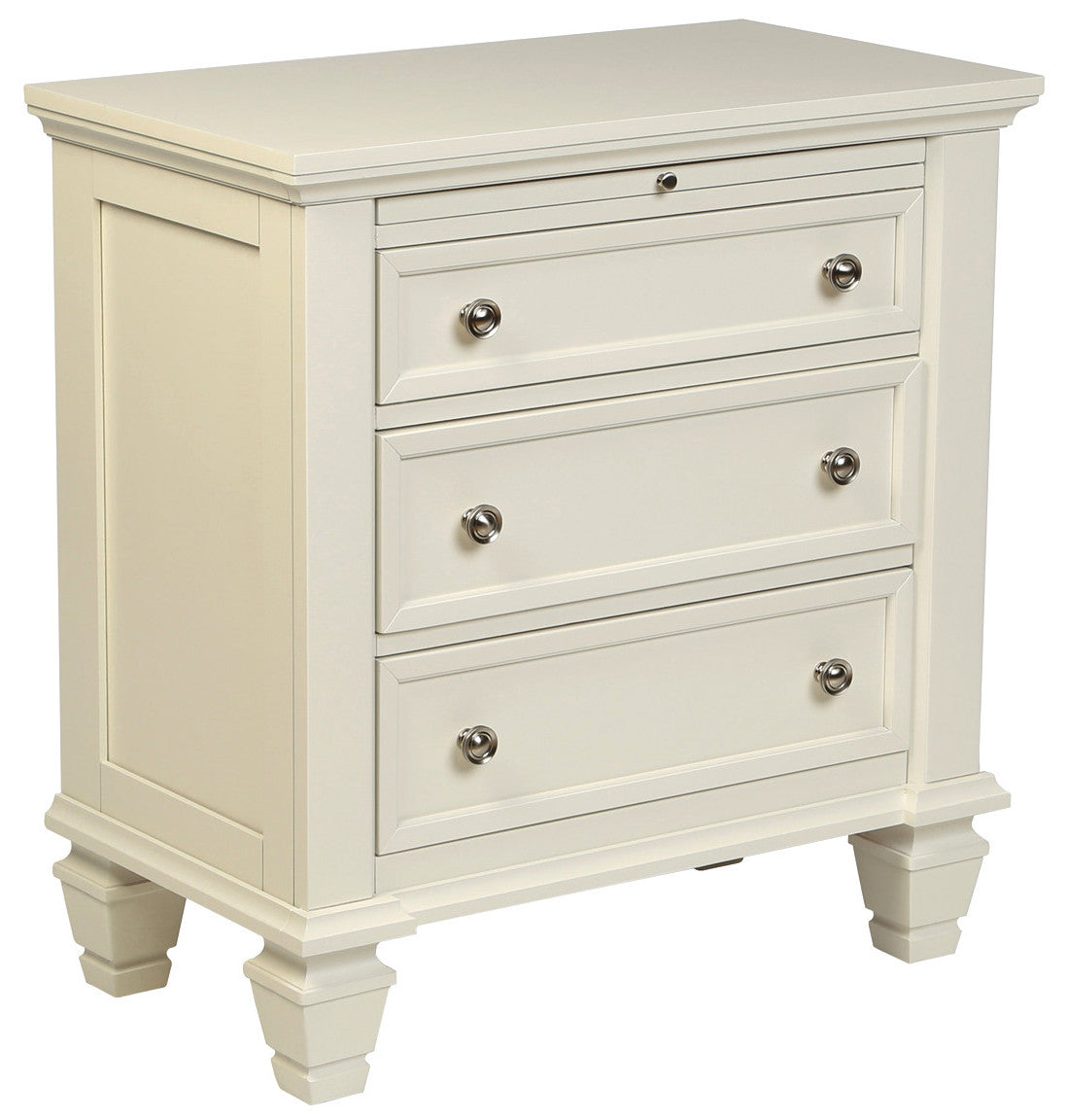 Lozano White Night Stand