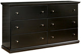 LUCIA Black 63" Wide x 34" Height Dresser
