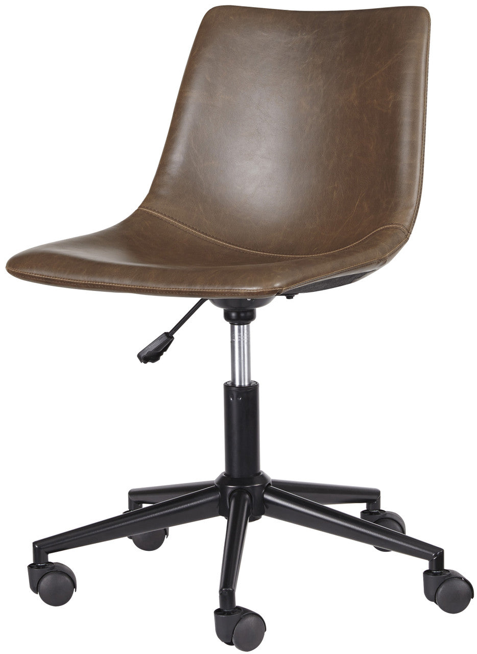 LUKAS Brown 22" Wide Desk Chair