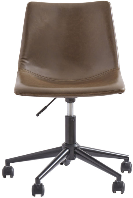 LUKAS Brown 22" Wide Desk Chair