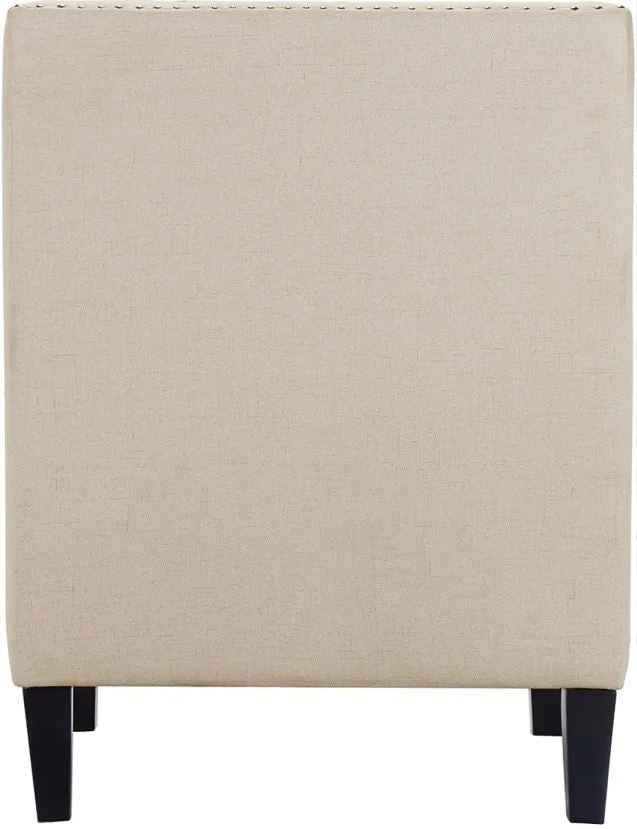 LYDIA 29" Wide Beige Arm Chair