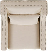 LYDIA 29" Wide Beige Arm Chair