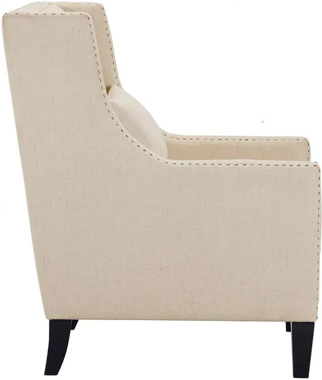 LYDIA 29" Wide Beige Arm Chair