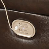 MAINZ Top-Grain Leather 141" Wide Power Reclining Sectional