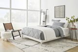 MAITE White Platform Bed (RTA)