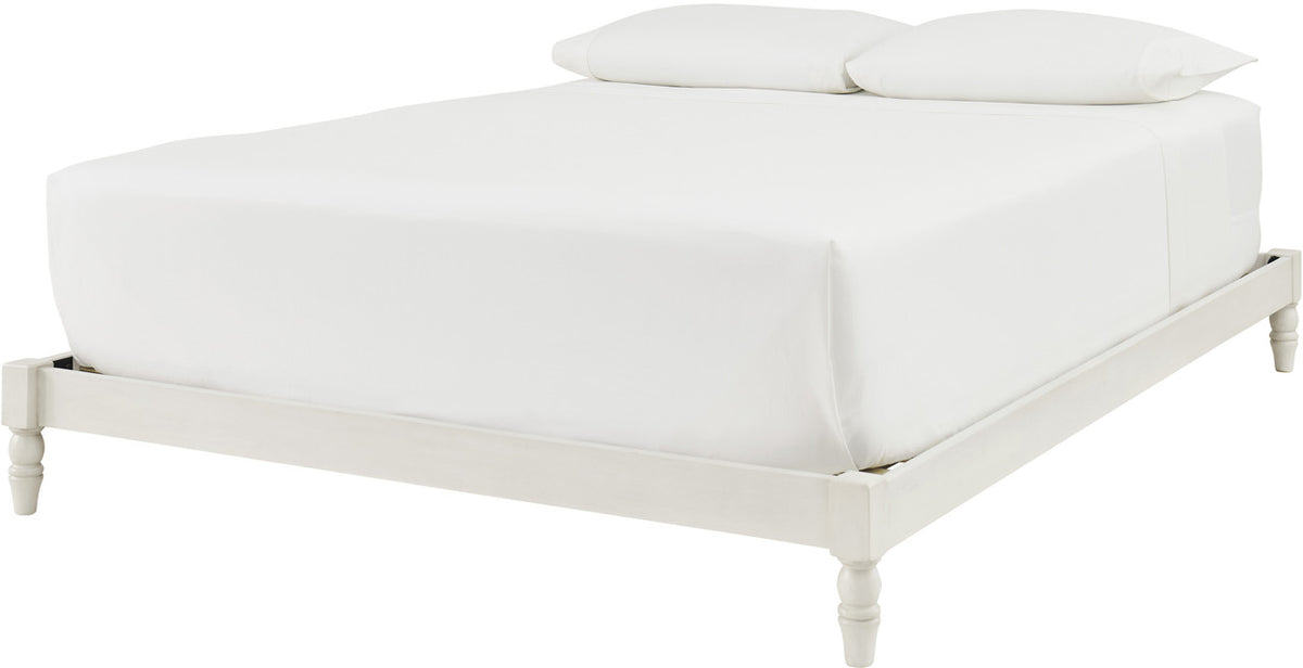 MAITE White Platform Bed (RTA)