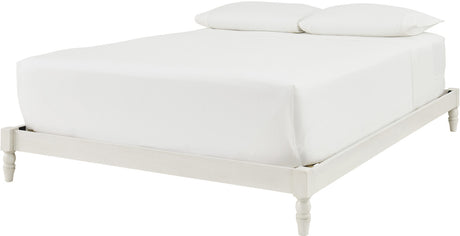 MAITE White Platform Bed (RTA)