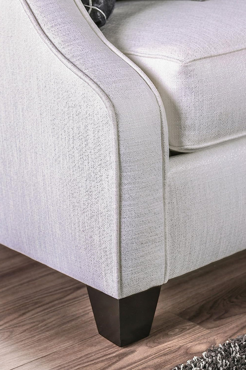 MAKENZIE Sparkle 126" Wide Sectional