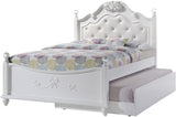 MALLORY Poster Platform Bed with Storage Trundle