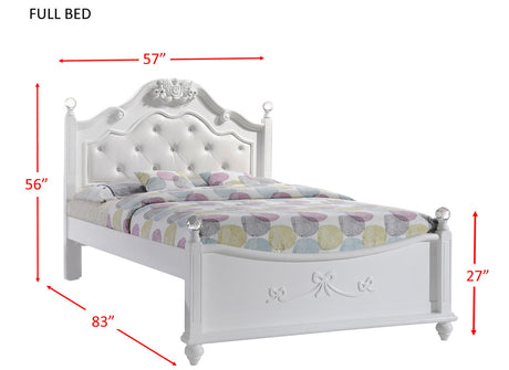 MALLORY Poster Platform Bed with Storage Trundle