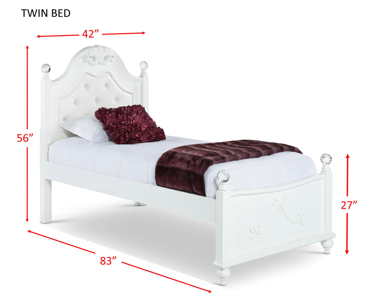 MALLORY Poster Platform Bed with Storage Trundle