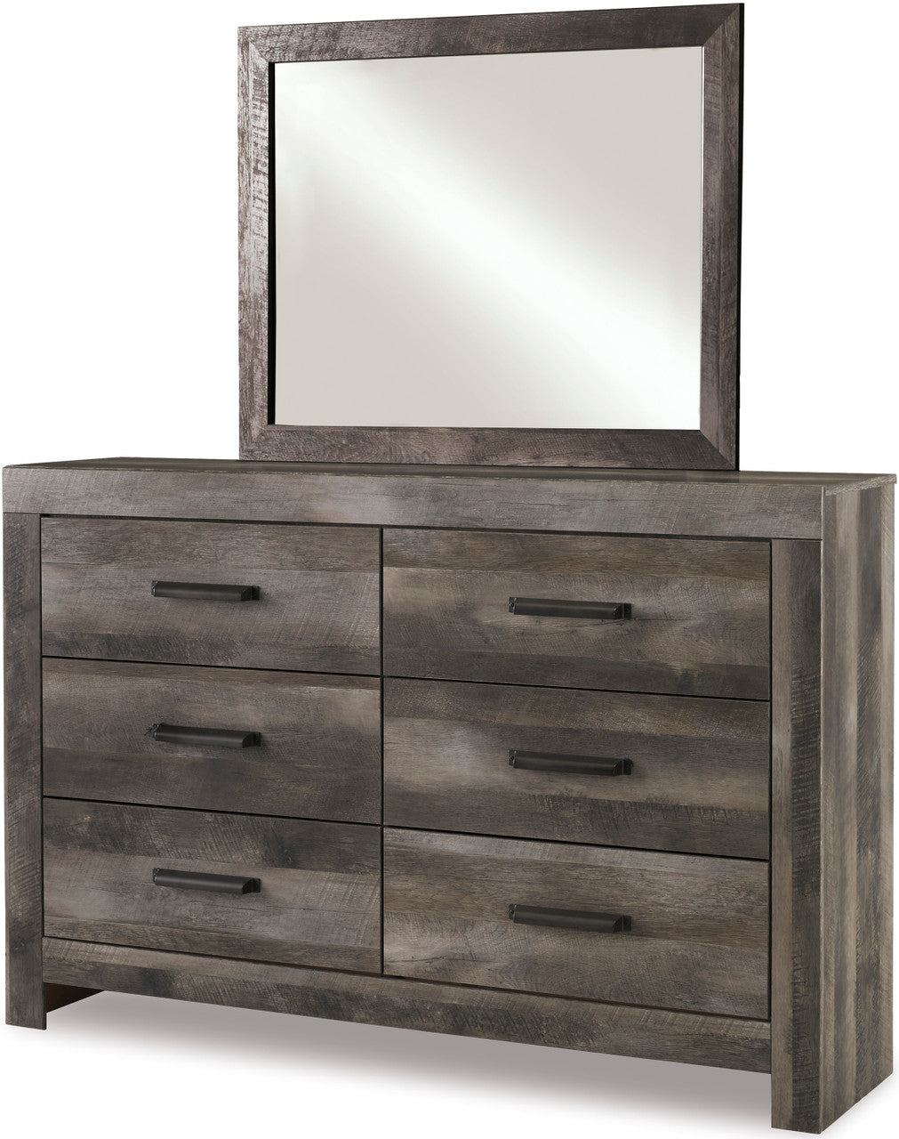 MANOR Aged 61" Wide x 70" Height Dresser & Mirror