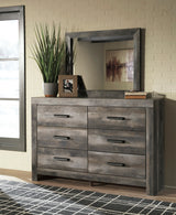 MANOR Aged 61" Wide x 70" Height Dresser & Mirror