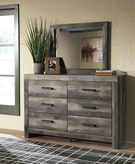 MANOR Aged 61" Wide x 70" Height Dresser & Mirror