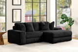 MARCELLA Black 102" Wide Modular Sectional