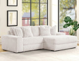 MARCELLA Beige 102" Wide Modular Sectional