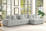 MARCELLA Light Gray 142" Wide Modular Sectional