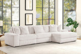 MARCELLA Beige 142" Wide Modular Sectional