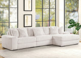 MARCELLA Beige 142" Wide Modular Sectional