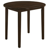 MARCO Dark Brown 3 Piece Dining Set with Drop-Leafs
